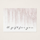 Certificat cadeau Rose maquillage ongles de cheveu (Devant)