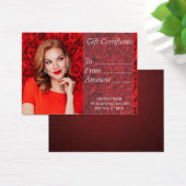 Certificat cadeau Rose Red Girl (Bureau)
