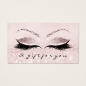 Certificat cadeau Silver Pink Lash Extension Maqui (Devant)