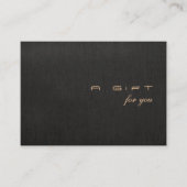 Certificat cadeau simple et moderne (Devant)