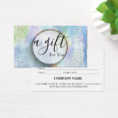 Certificat-cadeau simple et moderne pour entrepris (Bureau)