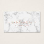 Certificat cadeau simple Rose élégant en marbre or (Devant)