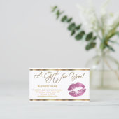 Certificat cadeau So rose Lipstick Business (Debout devant)