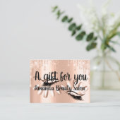 Certificat Cadeau Spa cheveux Nails Luxury Blush D (Debout devant)