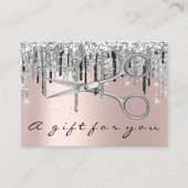 Certificat Cadeau Styliste Rose Siver Ciseaux (Devant)