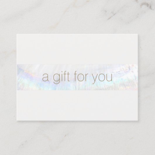 Certificat cadeau tropical du salon Spa moderne (Devant)