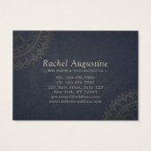 Certificat cadeau YOGA Studio Mandala bleu et or (Dos)