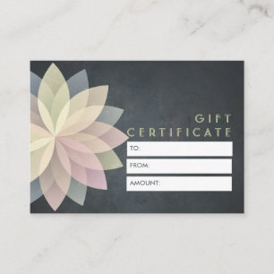 Certificat cadeau YOGA Studio Symbole de mandala c