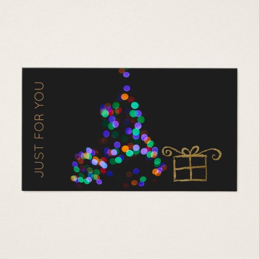 Certificat de carte-cadeau Noël pour vous (Devant)