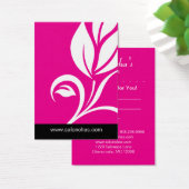 Certificat de carte cadeau Spa Pink Leaf Salon (Bureau)