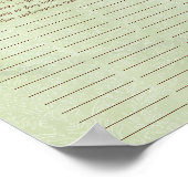 Certificat de Mariage Quaker avec Impression d'Arb (Coin)