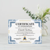 Certificat de Réussite pour Enfants (Debout devant)