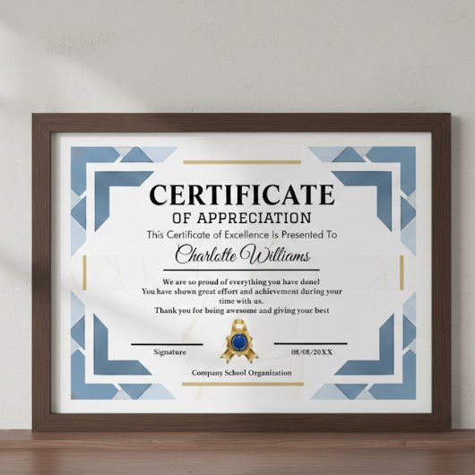 Certificat de Réussite pour Enfants