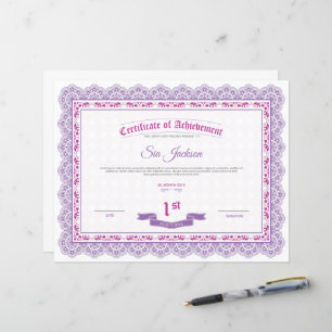 Certificat professionnel de Modèle de réussite