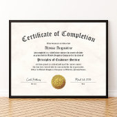 Certificate of Completion Print