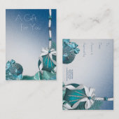 Certificats cadeaux de vacances d'entreprise (Devant / Derrière)