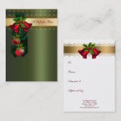 Certificats cadeaux de vacances d'entreprise (Devant / Derrière)