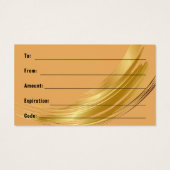 Certificats cadeaux en or beige en terre cuite Och (Dos)