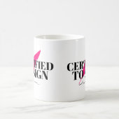 Certifié Pour Signer Mug (Centre)