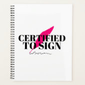 Certifié Pour Signer Un Notaire (Devant)