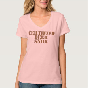 Certified Beer Snob T-shirt