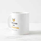 Certified Cat Distraction Funny Cat Mug (Devant gauche)