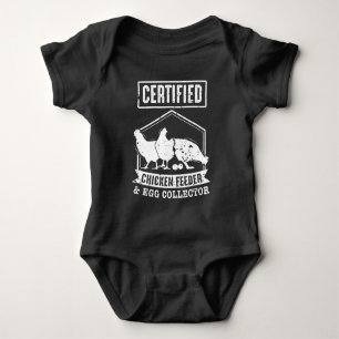 Certified Chicken Feeder and Egg Collector Romper