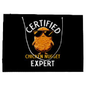 Certified Chicken Nugget Expert Groot Cadeauzakje (Achterkant)