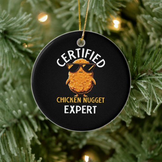 Certified Chicken Nugget Expert Keramisch Ornament (Boom)