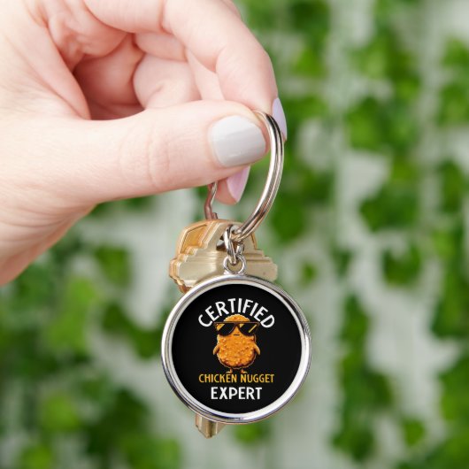 Certified Chicken Nugget Expert Sleutelhanger (Hand)