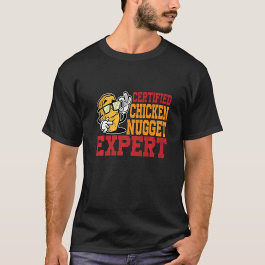 Certified Chicken Nugget Expert T-shirt (Voorkant)