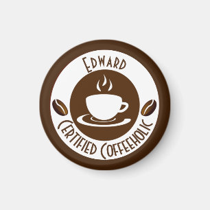 Certified CoffeeHolic Stamp Classic Magneet