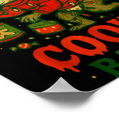 Certified Cookie Bandit, Funny Christmas Lights Ra Poster (Hoek)