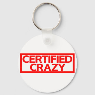 Certified Crazy Stamp Sleutelhanger