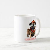 Certified Cuddle Expert Mug – Funny Pug Lover  Koffiemok (Voorkant rechts)