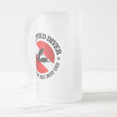 Certified Diver (Deep End) Matglas Bierpul (Voorkant links)