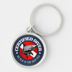 Certified Diver (Shark) Sleutelhanger