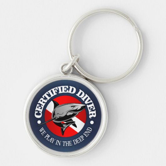 Certified Diver (Shark) Sleutelhanger (Voorkant)