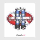 Certified Diver (ST) Sticker (Vel)