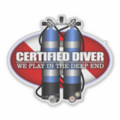 Certified Diver (ST) Sticker (Voorkant)