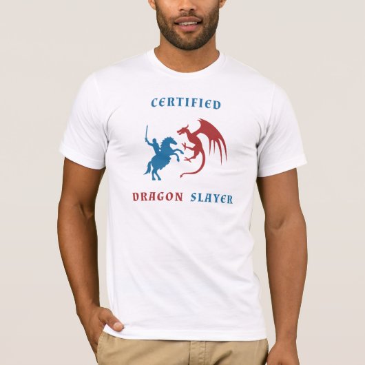 Certified Dragon Slayer T-shirt (Voorkant)