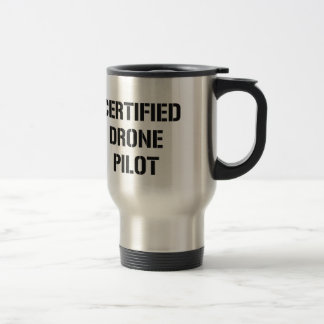 Certified Drone Pilot-reiscontainer voor dranken Reisbeker