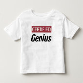 Certified Genius Kinder Shirts (Voorkant)