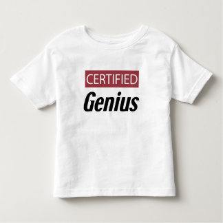Certified Genius Kinder Shirts
