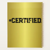 #CERTIFIED GOLD PLANNER (Achterkant)