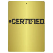 #CERTIFIED GOLD PLANNER KLEMBORD (Achterkant)