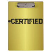 #CERTIFIED GOLD PLANNER KLEMBORD (Voorkant)