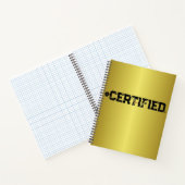 #CERTIFIED GOLD PLANNER NOTITIEBOEK (Binnen)