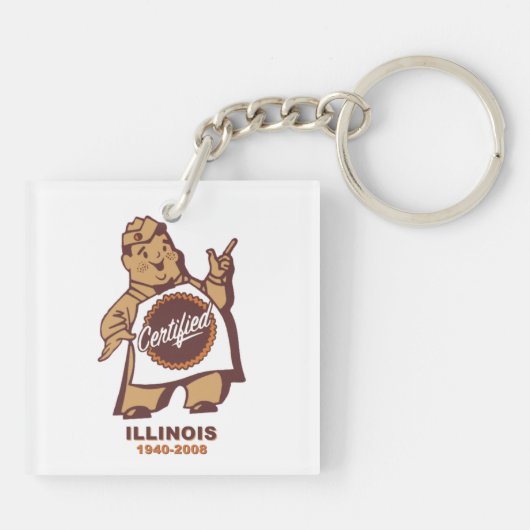 Certified Grocers of Illinois Sleutelhanger (Achterkant)