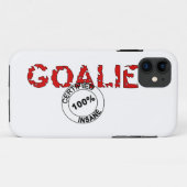 Certified Insane Goalie Iphone Case (Achterkant (horizontaal))